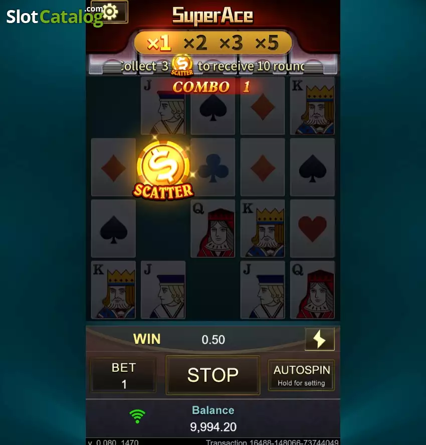 Super Ace — Bônus / Feature